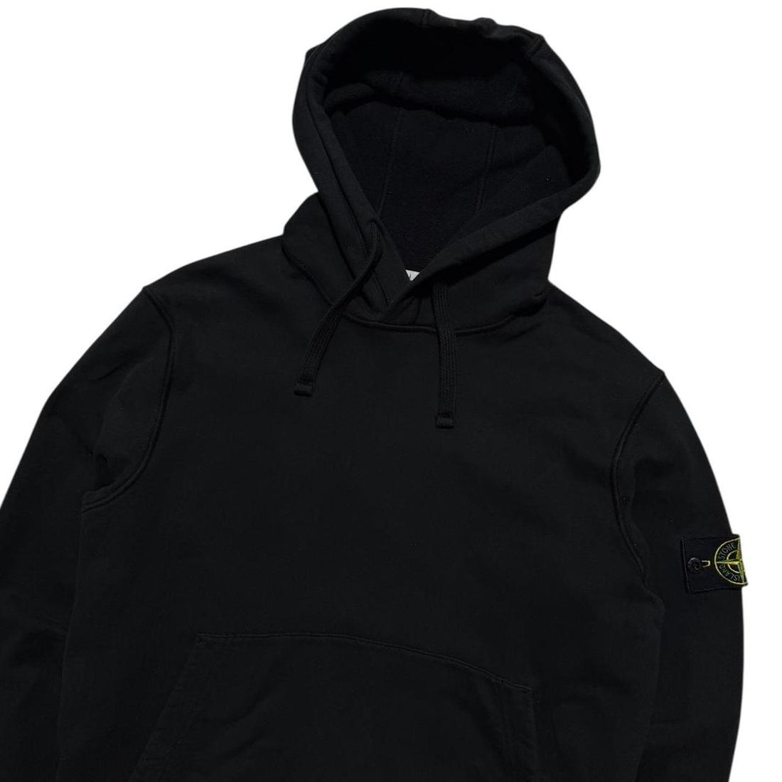 Stone Island Black Pullover Hoodie