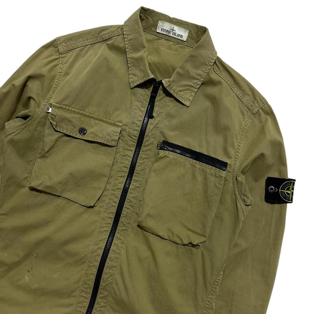 Stone Island Green Overshirt