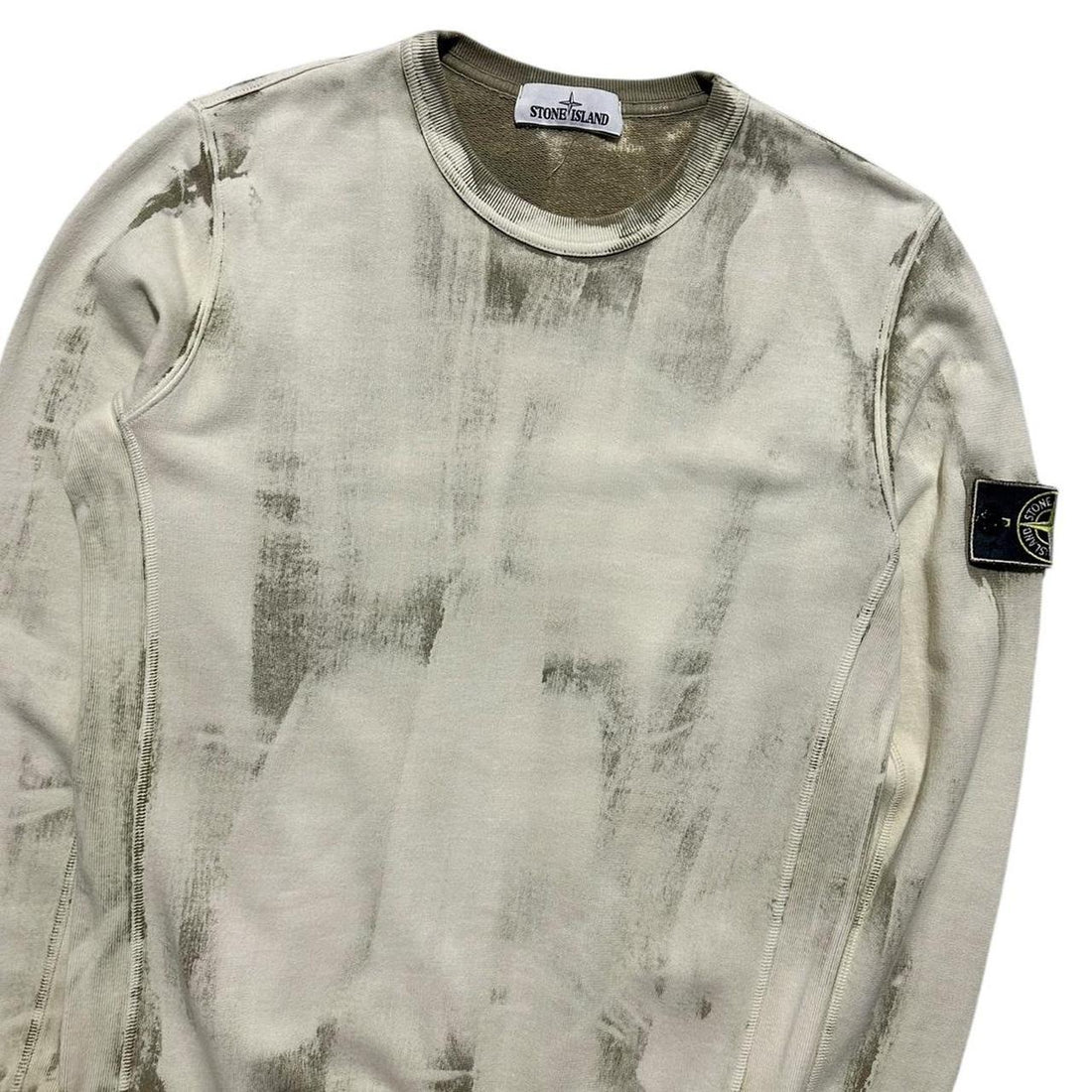 Stone Island Hand Corrosion Pullover Crewneck