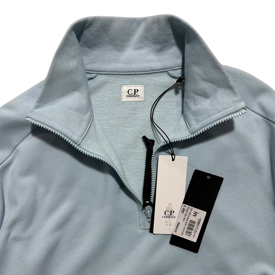 CP Company Sky Blue Quarter Zip Pullover Brand new