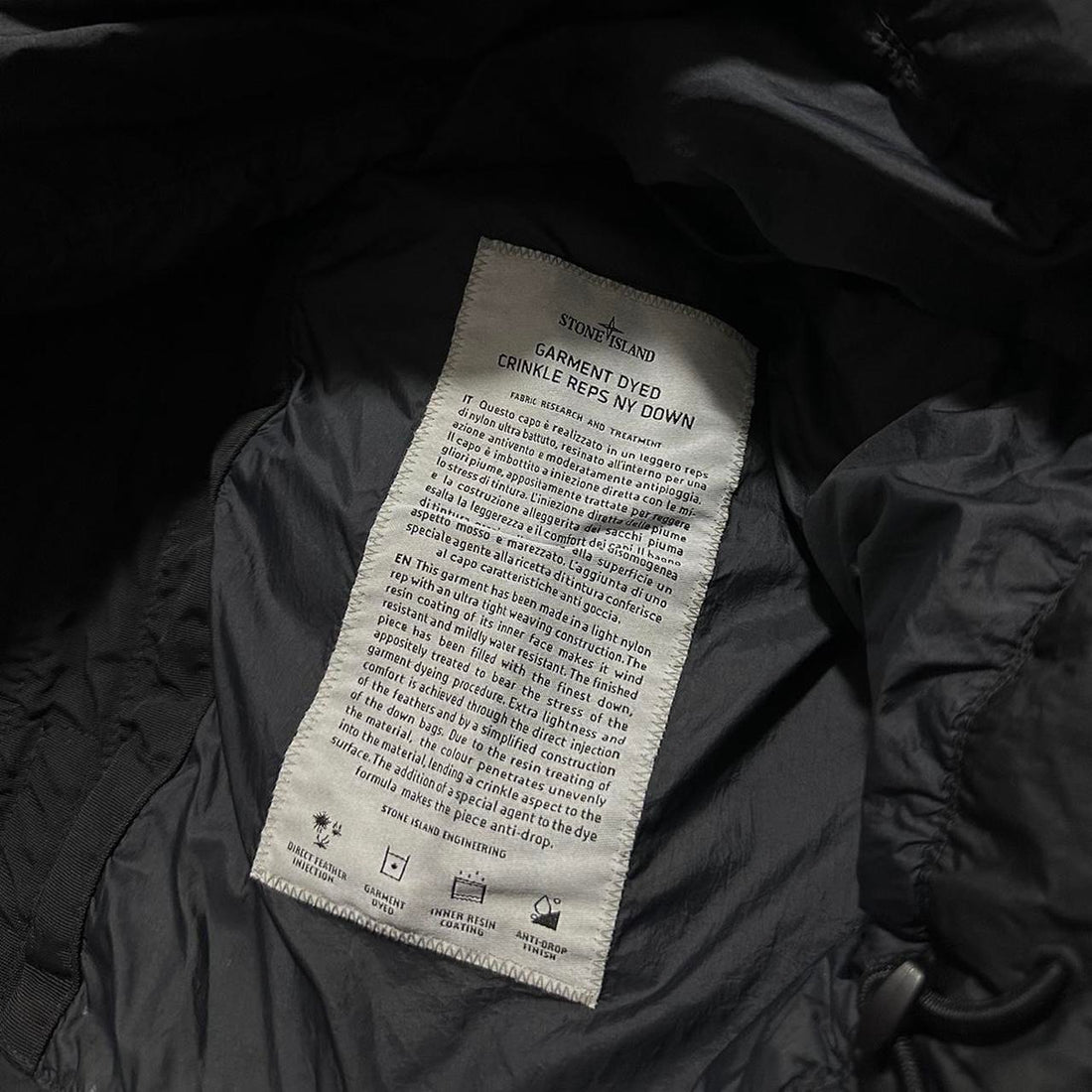 Stone Island Garment Dyed Down Gilet