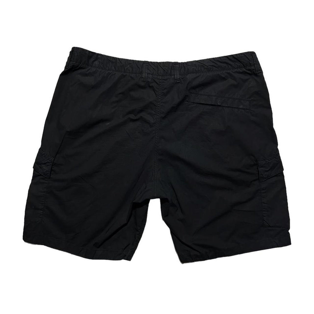 Stone Island Black Combat Cargo Shorts