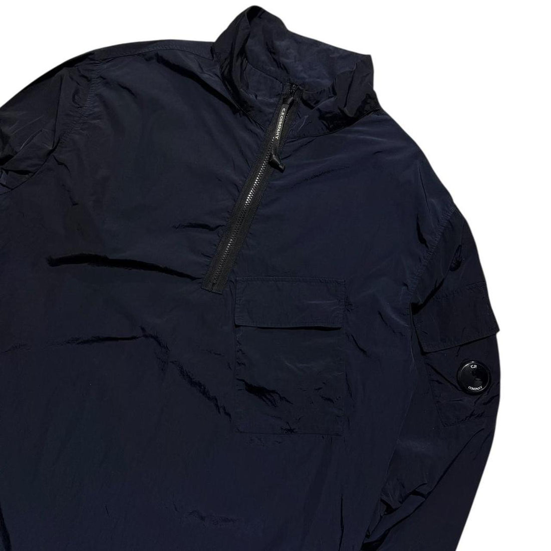 CP Company Navy Nylon Pullover Jacket