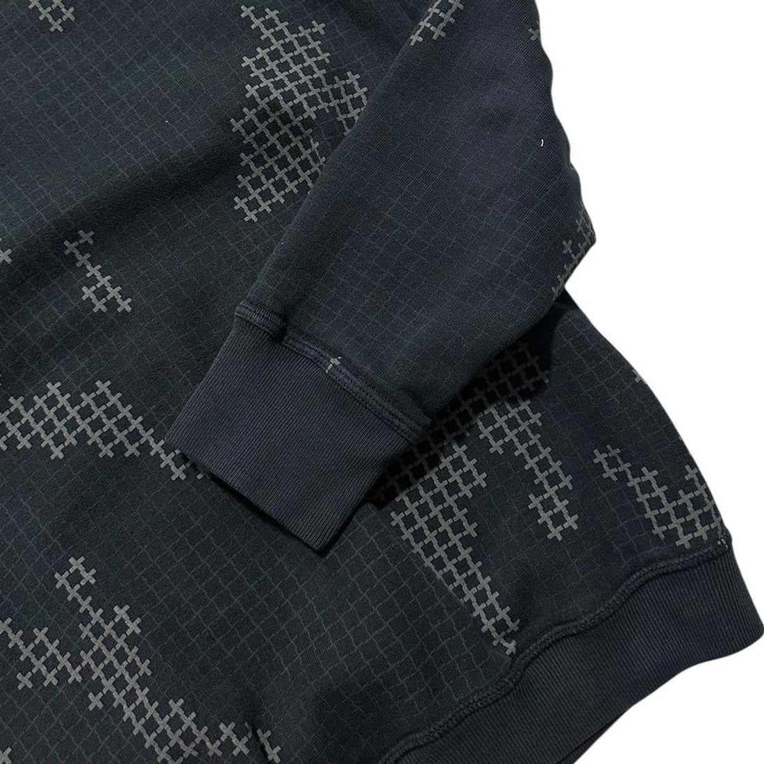 Stone Island Grid Camo Pullover Crewneck
