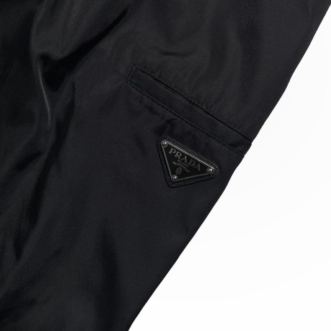 Prada Black Nylon Bottoms