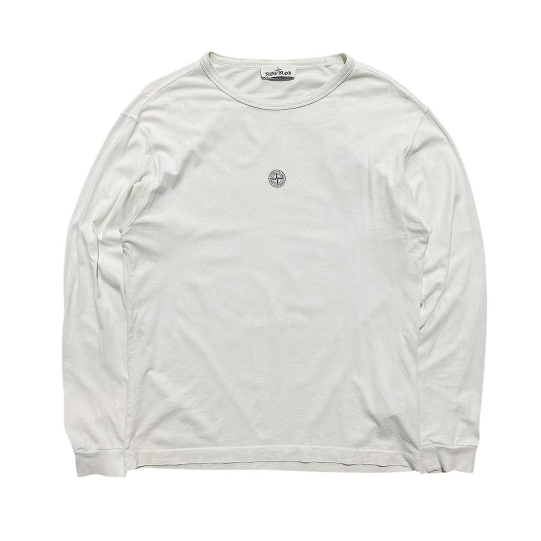 Stone Island Long Sleeve Blur Logo Top
