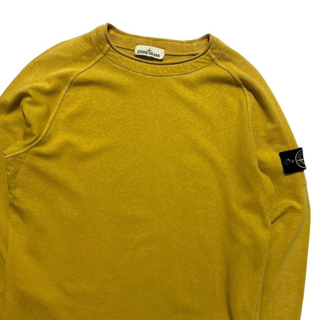 Stone Island Yellow Pullover Jumper