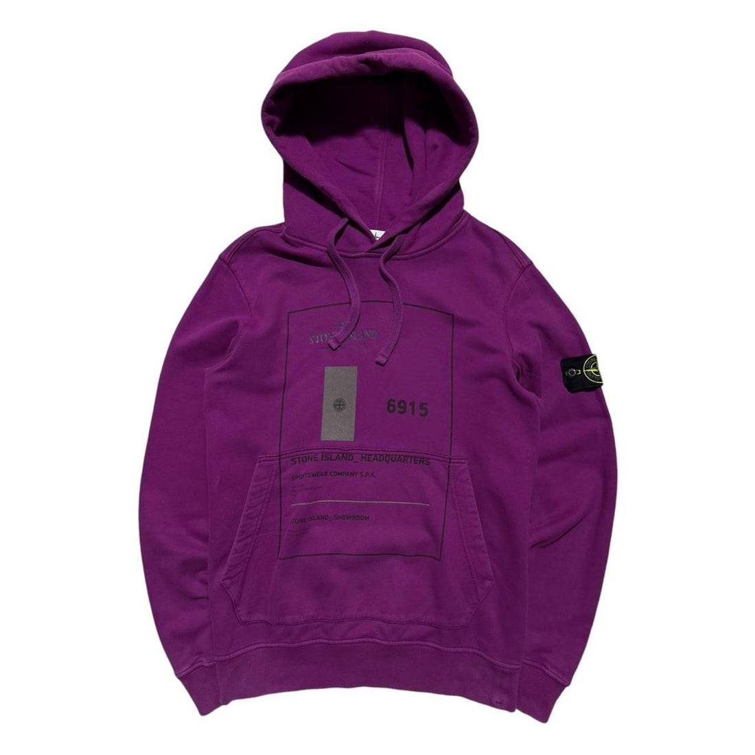 Stone Island Purple Pullover Hoodie