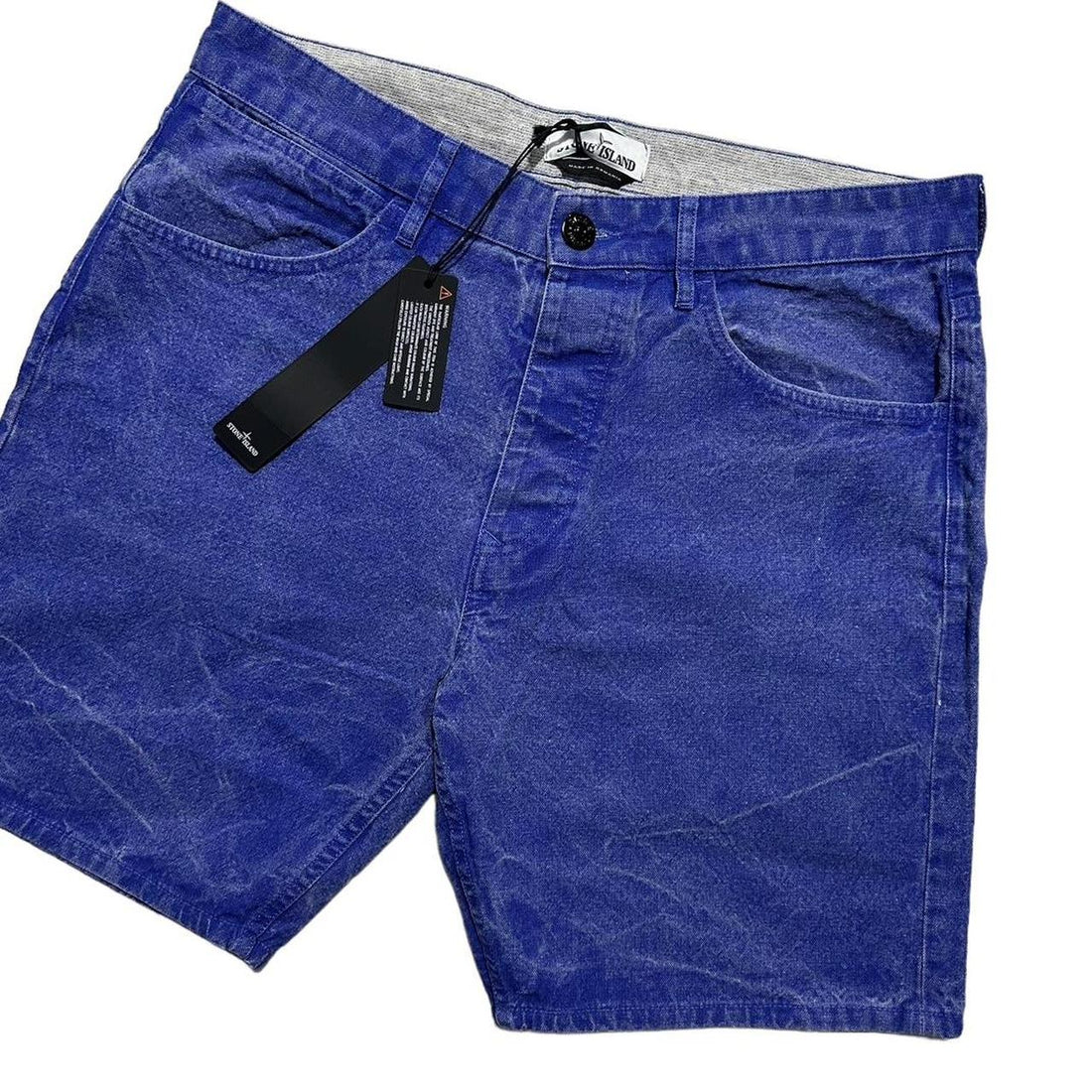 Stone Island Denim Wash Shorts