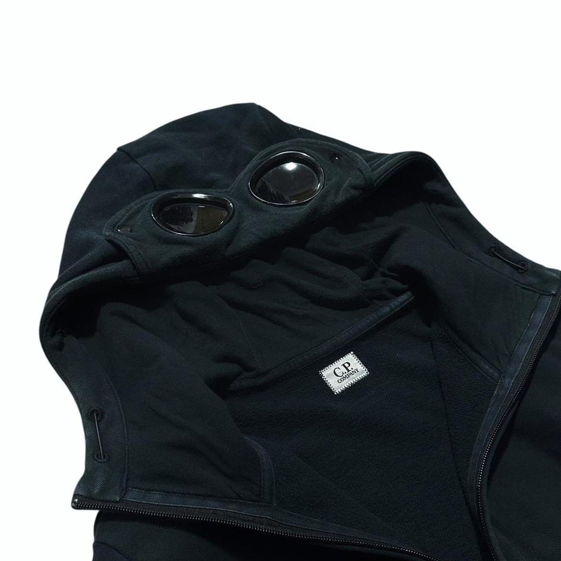 CP Company Navy Goggle Hoodie