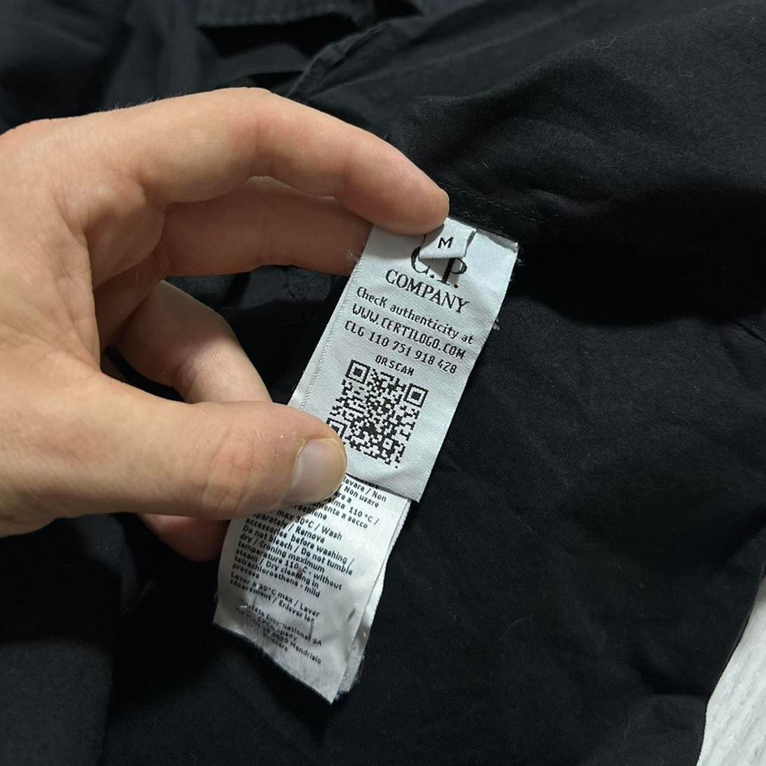 CP Company Black Overshirt