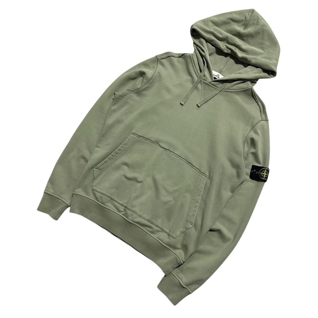 Stone Island Green Pullover Hoodie