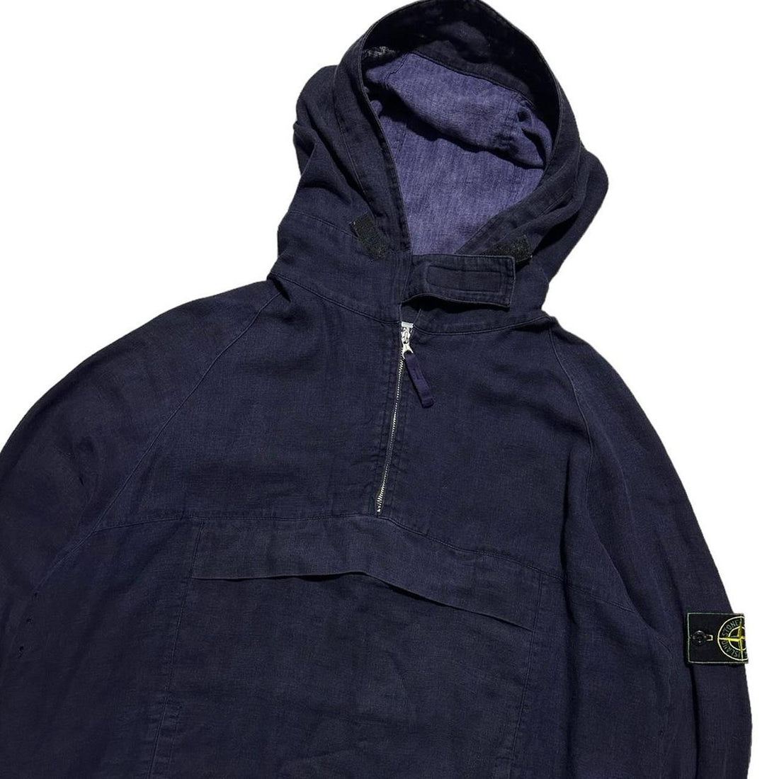 Stone Island 1999 Quarter Zip Cotton Jacket