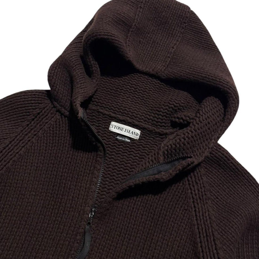 Stone Island Heavy Knit Hoodie