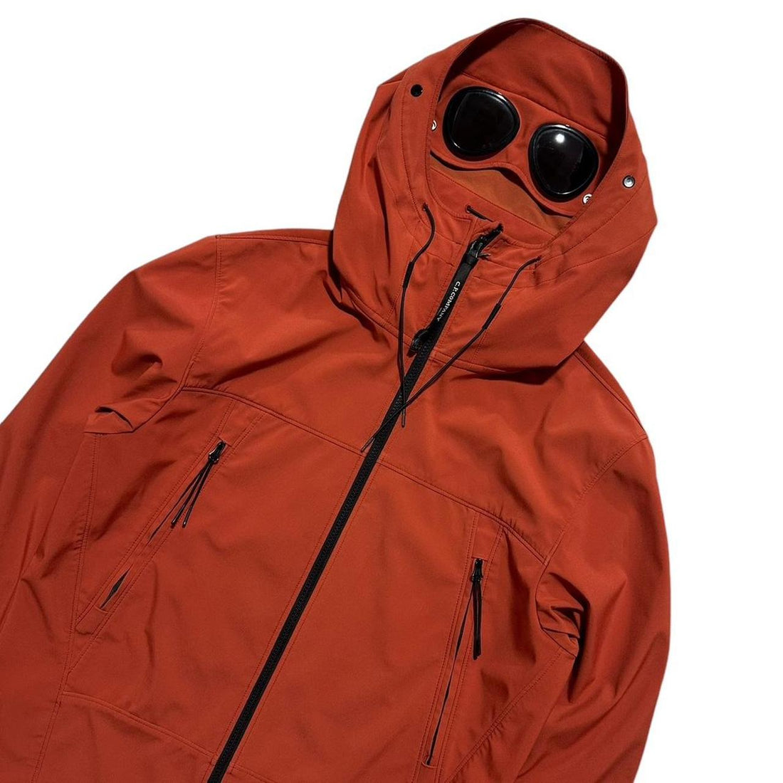 CP Company Orange Soft Shell Goggle Jacket