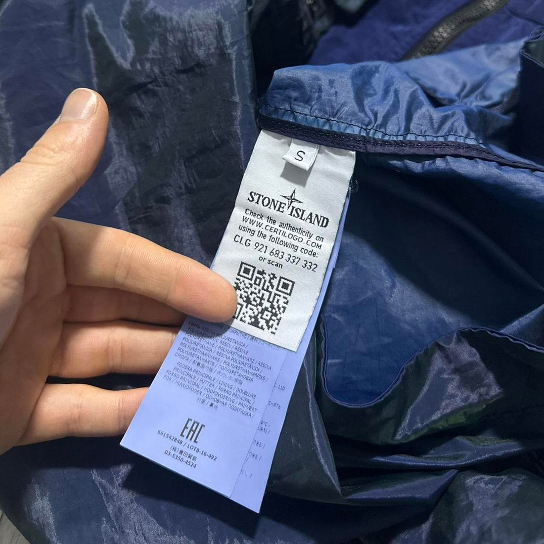 Stone Island Nylon Metal Colour Weft Jacket