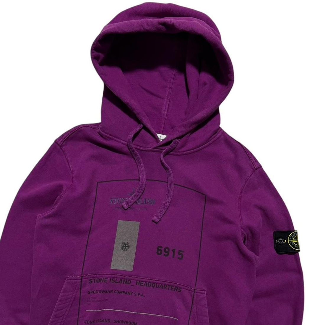 Stone Island Purple Pullover Hoodie