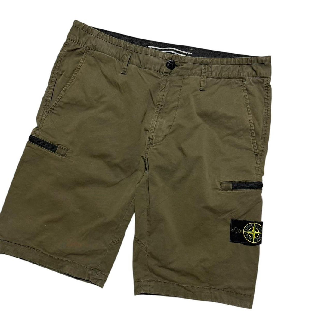 Stone Island Canvas Shorts