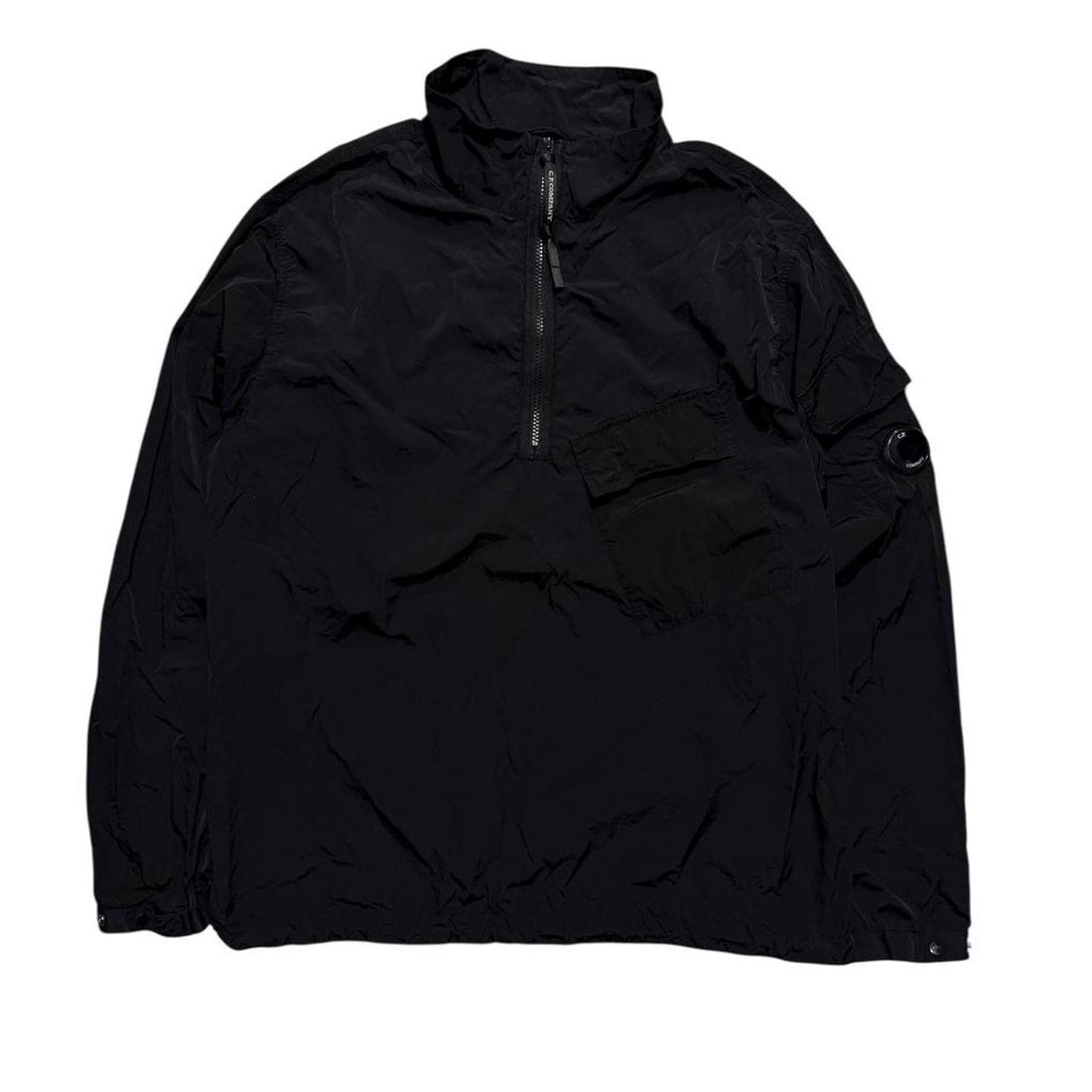 CP Company Black Nylon Pullover Jacket