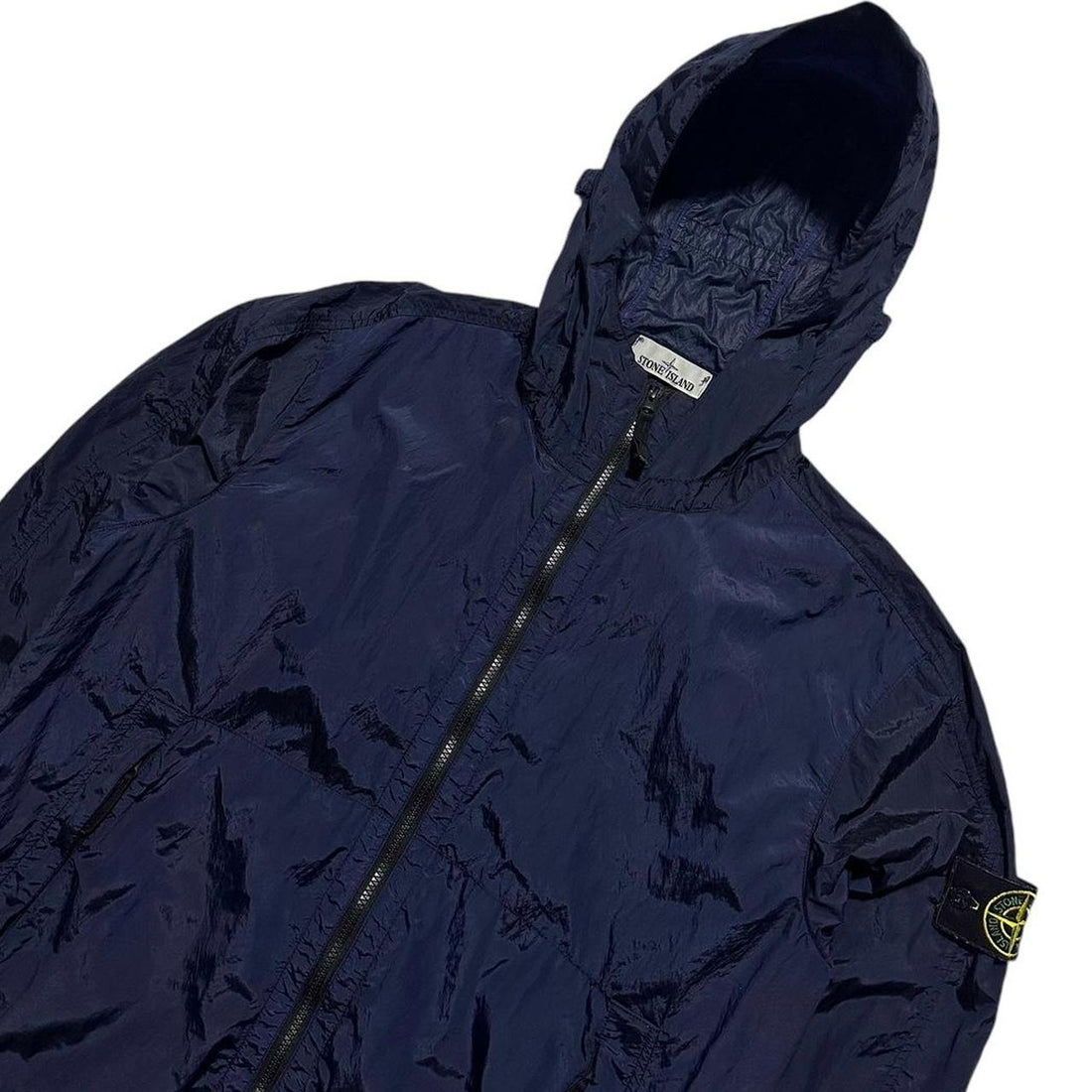 Stone Island Blue Nylon Watro Jacket