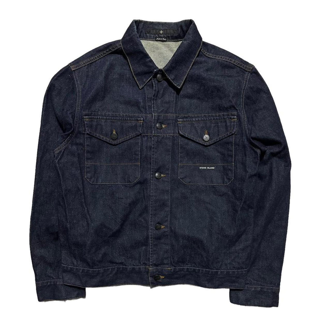 Stone Island Side Logo Denim Jacket