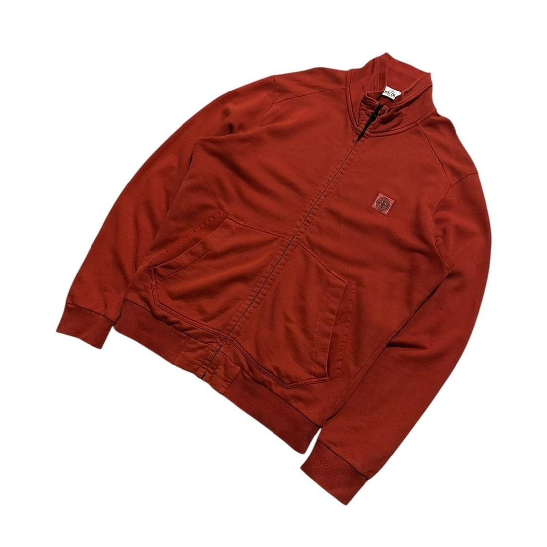 Stone Island Red Zip Up