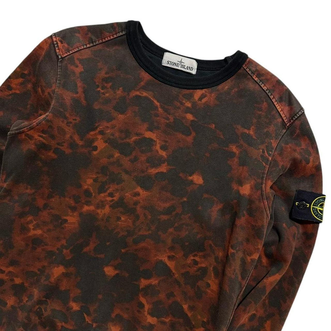 Stone Island Lava Camo Crewneck