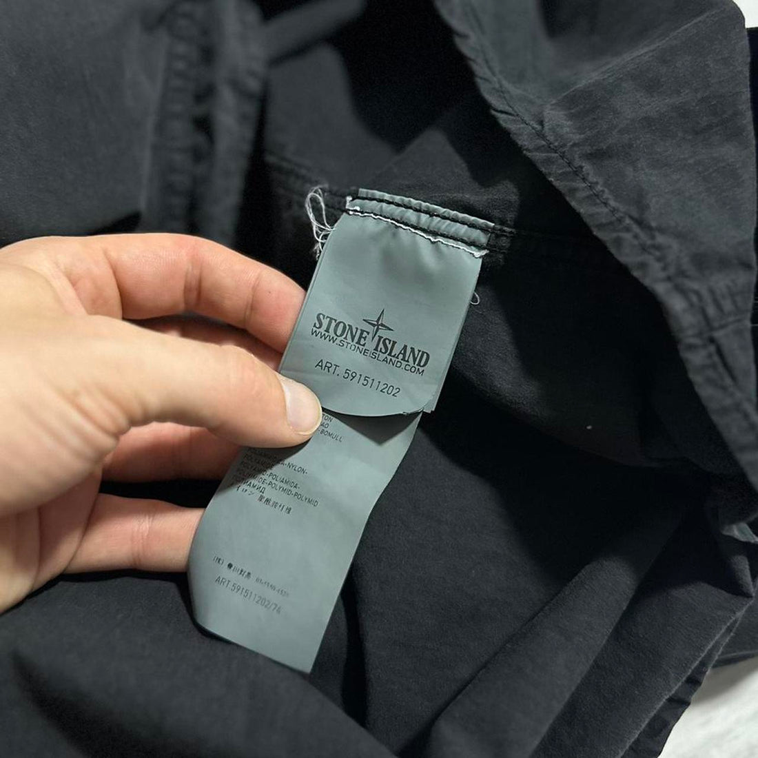 Stone Island Hooded Canvas Shirt