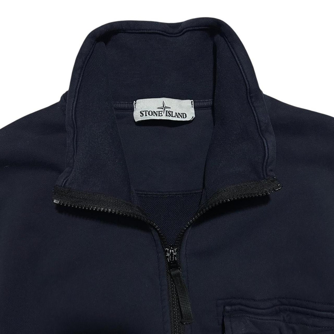 Stone Island Navy Zip Up