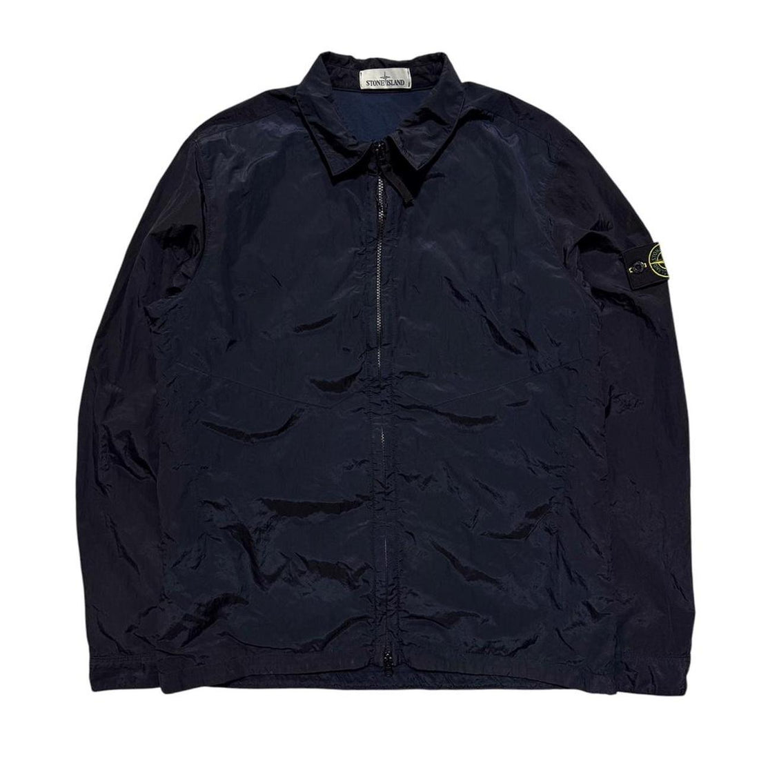 Stone Island Dark Navy Nylon Overshirt