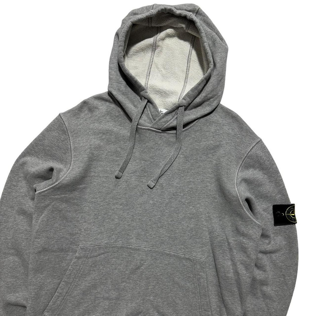 Stone Island Grey Pullover Hoodie