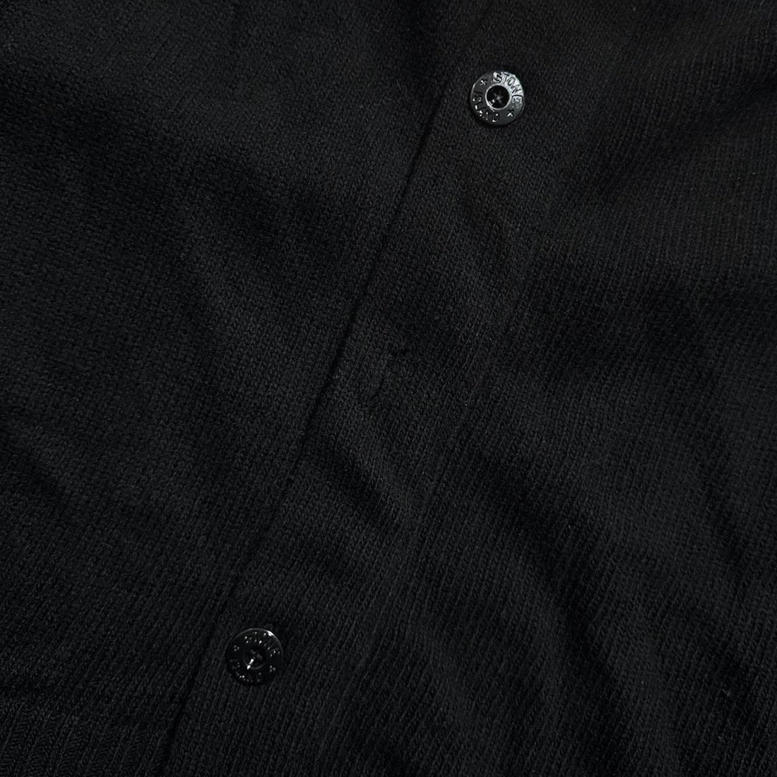Stone Island Black Knit Zip Up