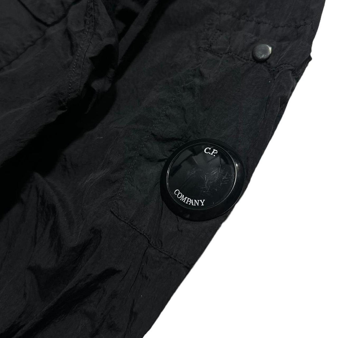 CP Company Black Nylon Double Pocket Jacket