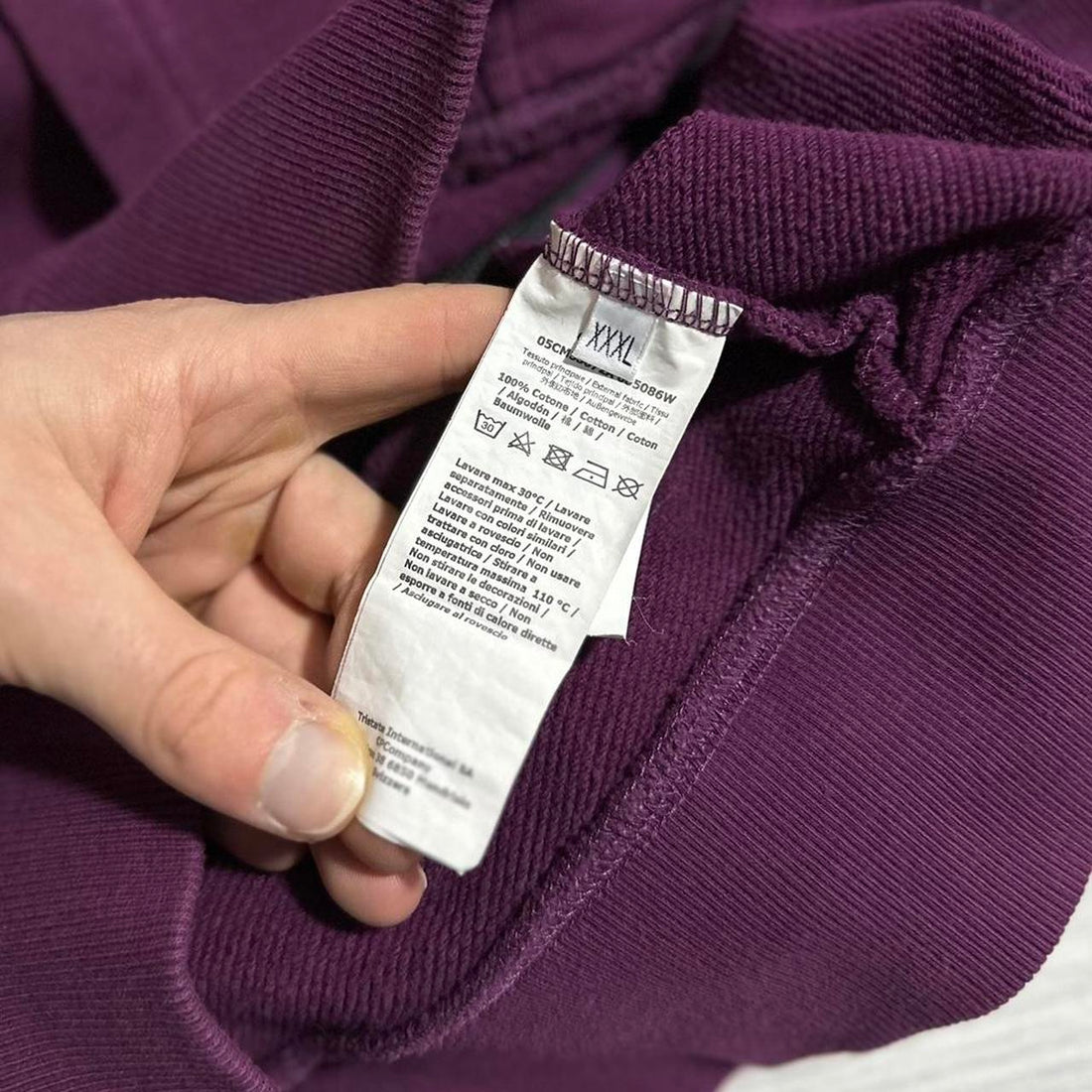 CP Company Purple Goggle Hoodie