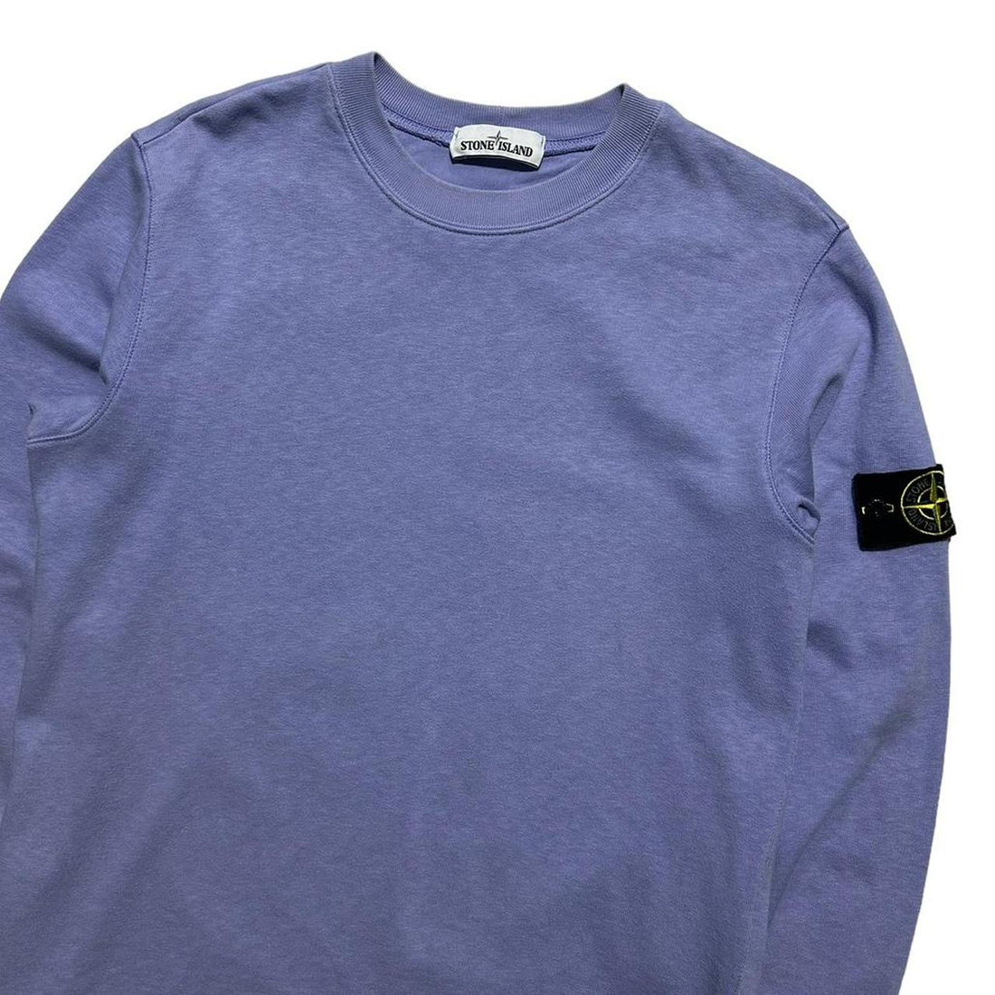 Stone Island Blue Pullover Crewneck