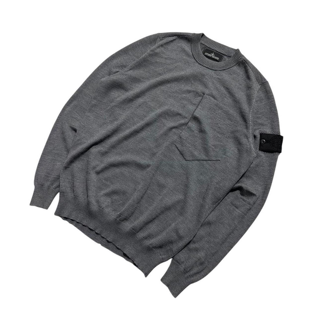 Stone Island Shadow Project Grey Knit Pullover