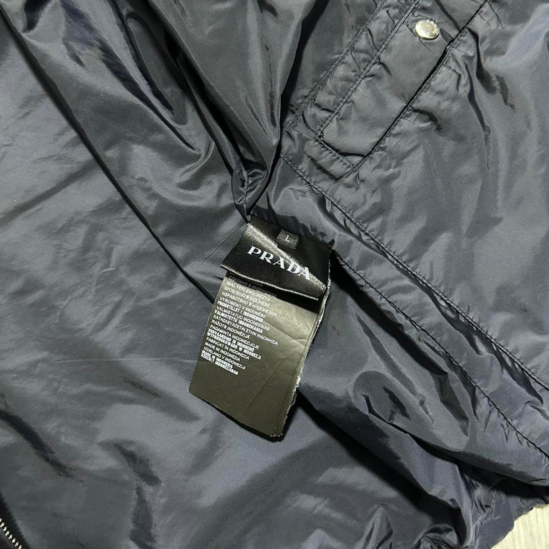 Prada Navy Nylon Jacket