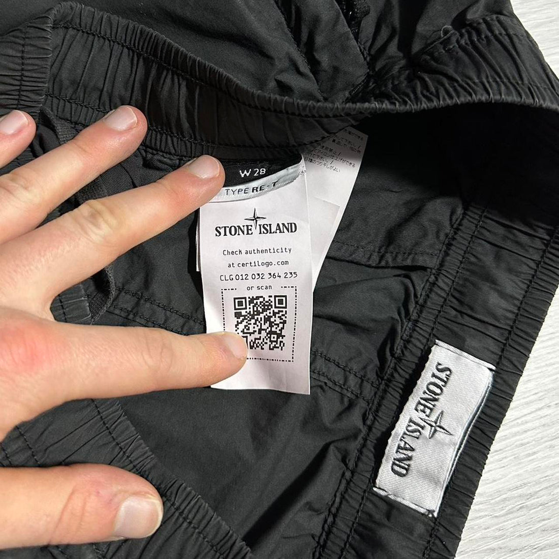 Stone Island Dark Grey Combat Cargos