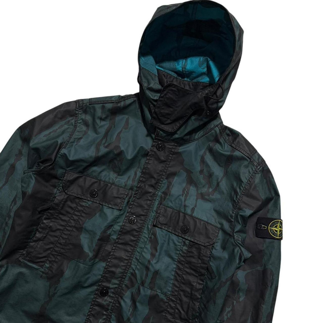 Stone Island 2015 Raso Gommato Reserve Camo Jacket