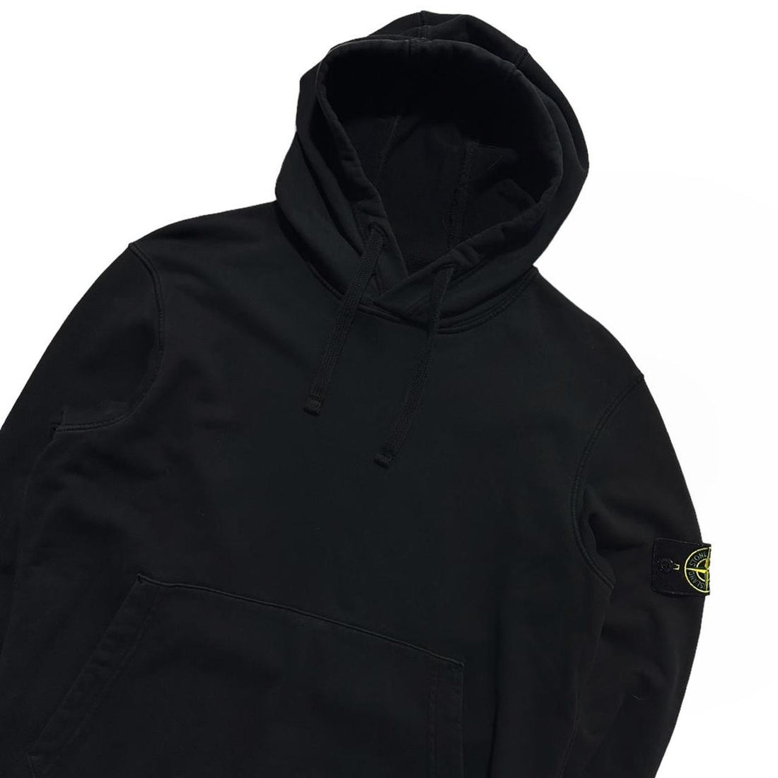 Stone Island Black Pullover Hoodie