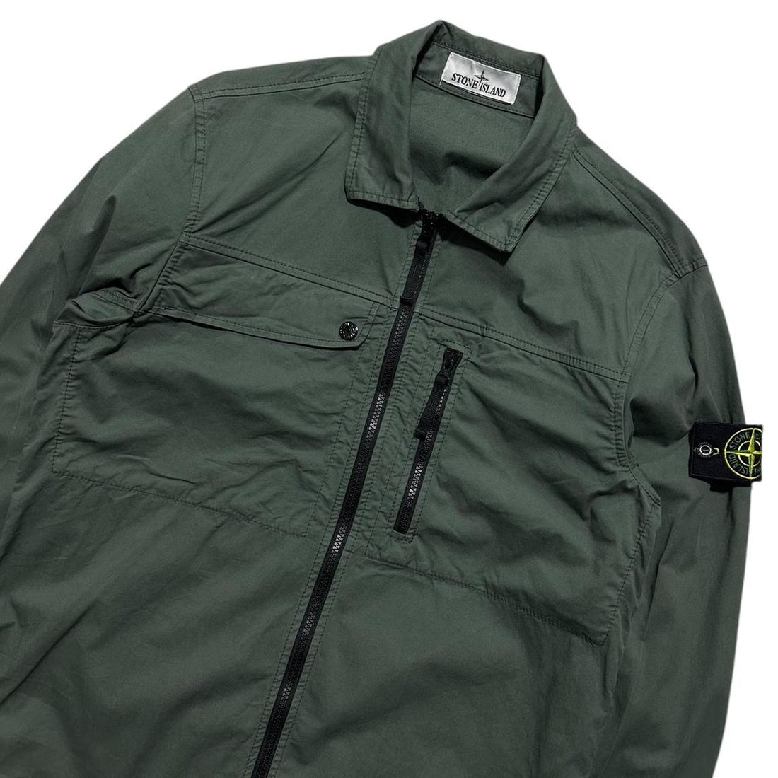 Stone Island Green Overshirt