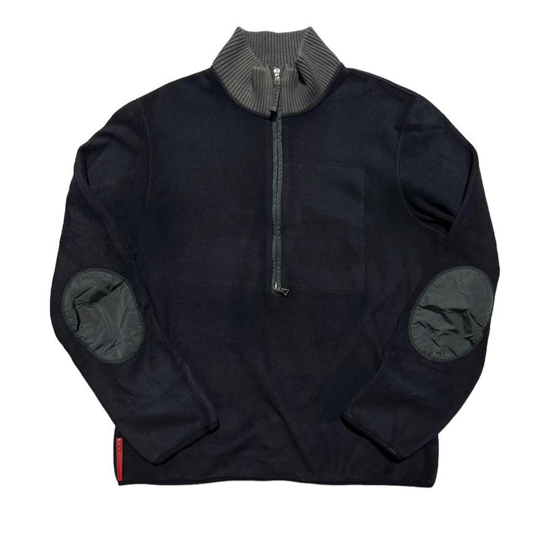 Prada Half Zip Fleece Pullover