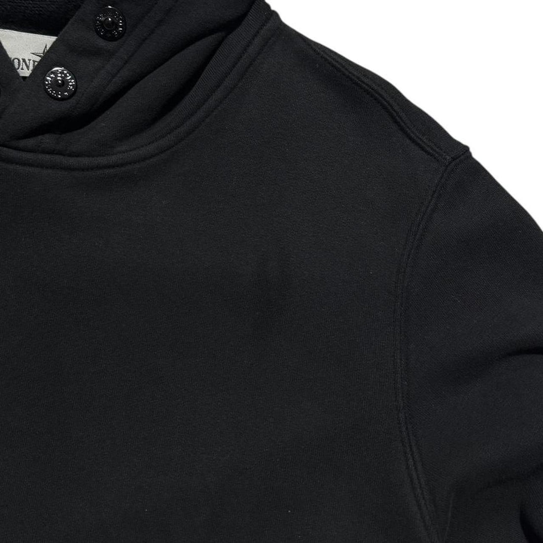 Stone Island Black Pullover Hoodie