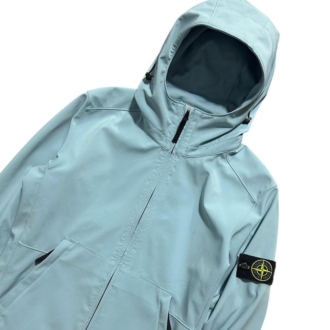 Stone Island Blue Soft Shell Jacket