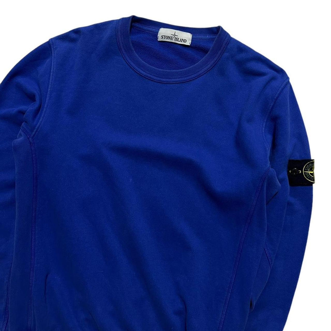 Stone Island Royal Blue Pullover Crewneck