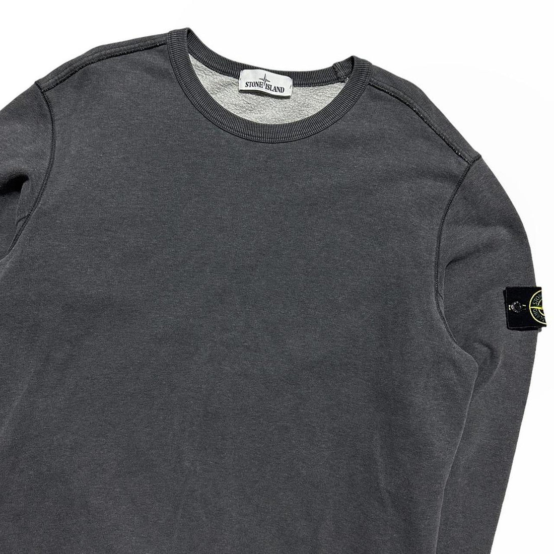 Stone Island Grey Pullover Crewneck