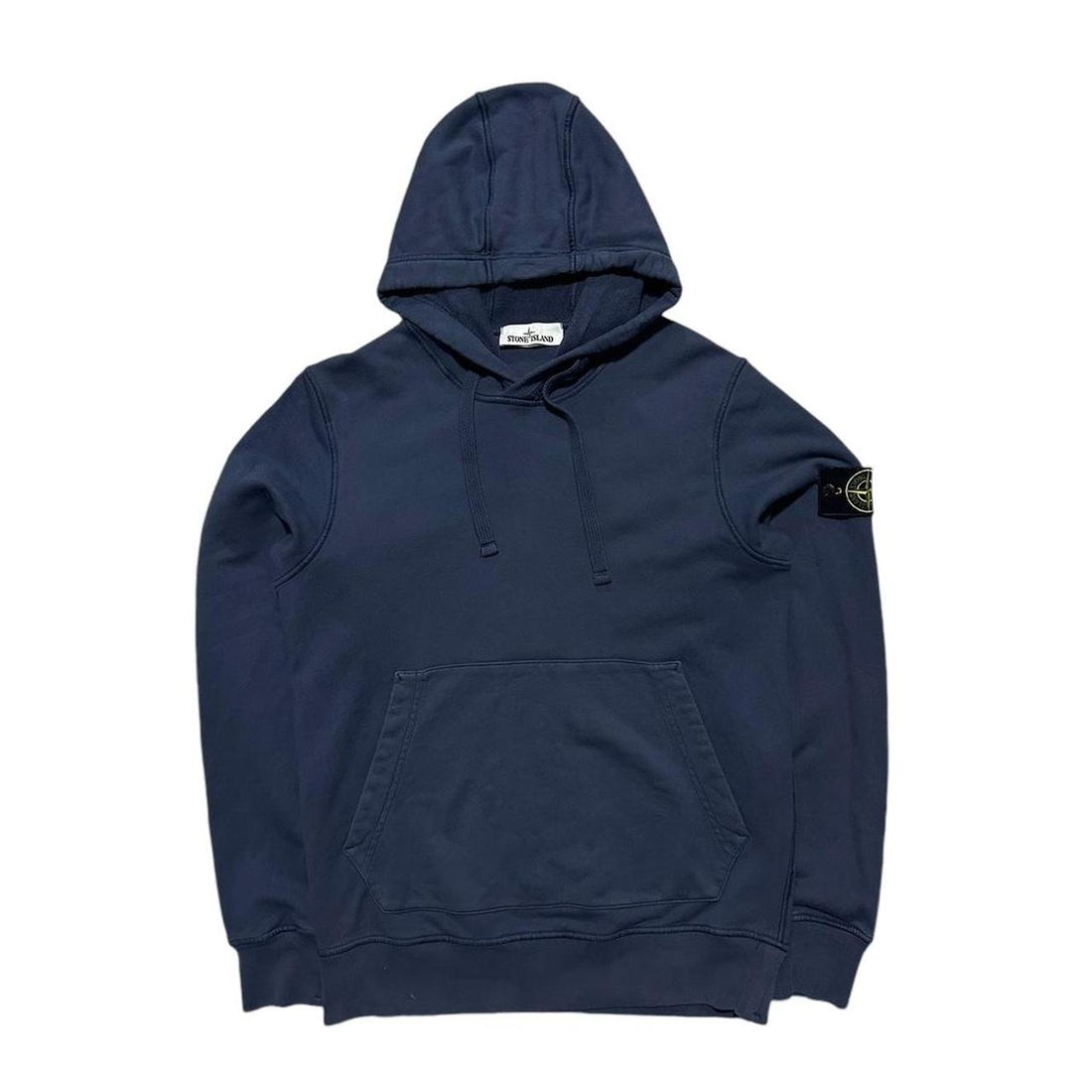 Stone Island Blue Pullover Hoodie