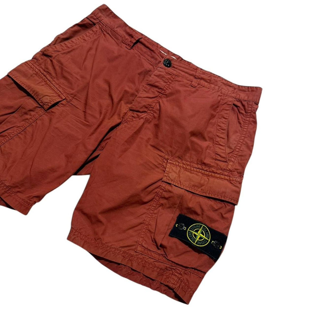 Stone Island Red Shorts