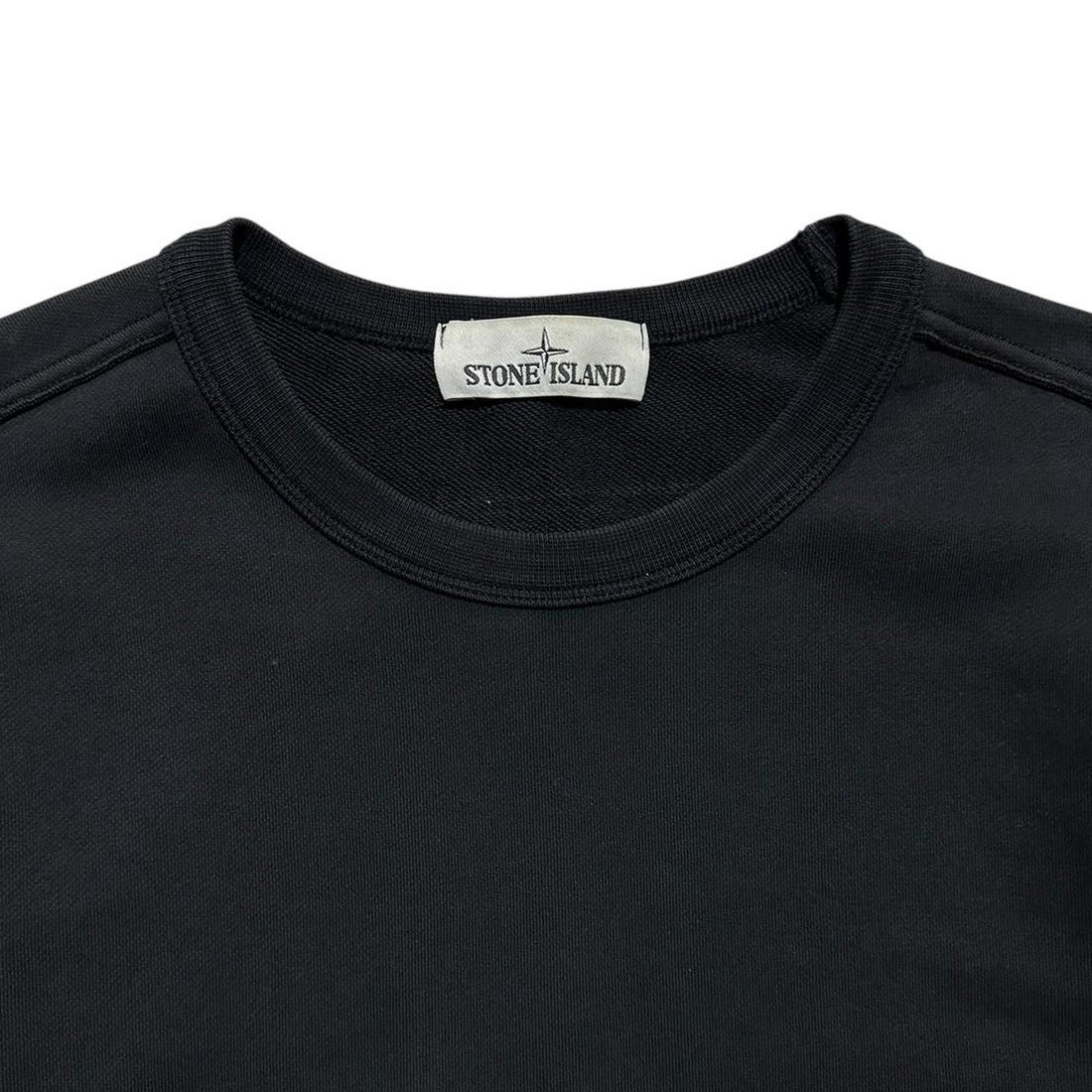 Stone Island Black Pullover Crewneck