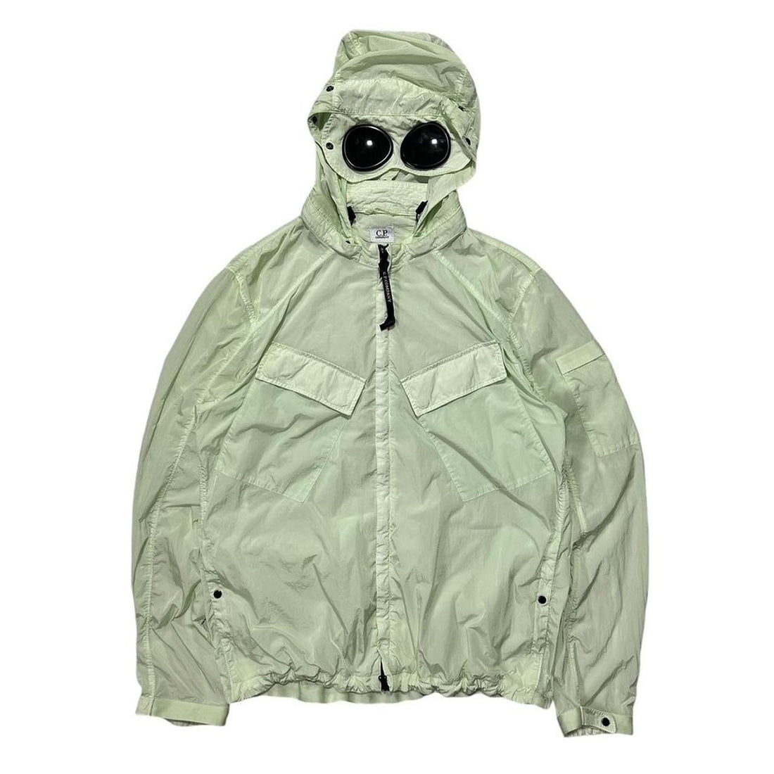 CP Company Lime Nylon Goggle Jacket